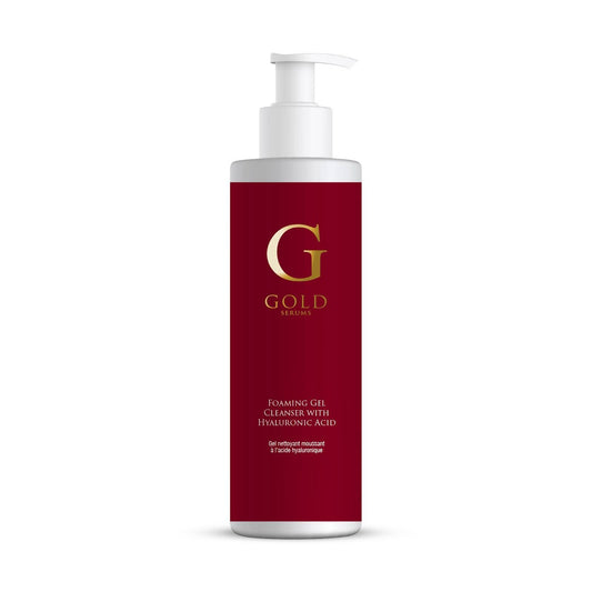 Gold Serums Foaming Gel Cleanser with Hyaluronic Acid 200ml