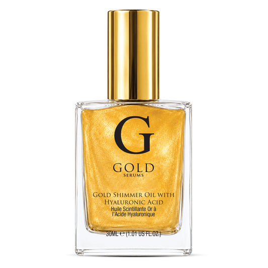 Gold Shimmer Oil with Hyaluronic Acid 30ml